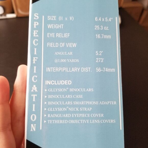 NIB GS Gllysion 12×50 HD Binoculars - Picture 5 of 5